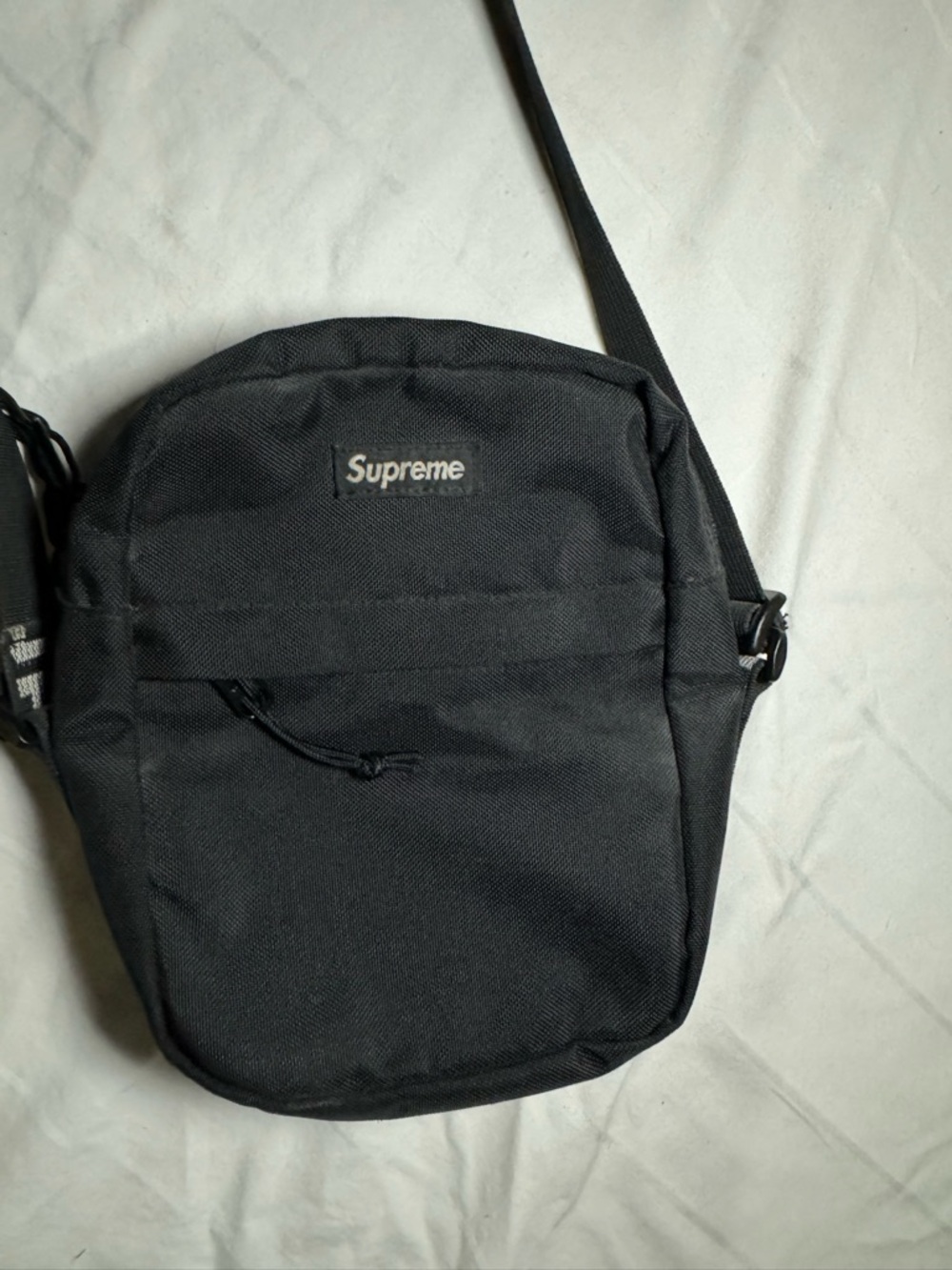 Supreme Black Small Messenger Crossbody Bag